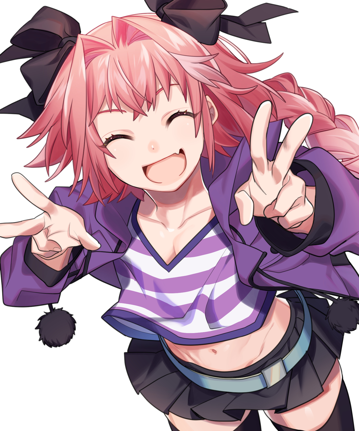 mihatarou fate/apocrypha fate/stay night astolfo (fate) thighhighs trap ...